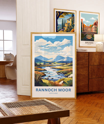 Rannoch Moor Travel Poster