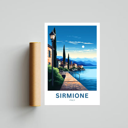 Sirmione Travel Poster