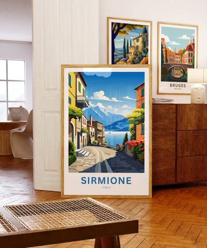 Sirmione Travel Poster