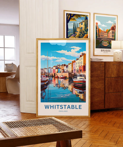 Whitstable Travel Poster