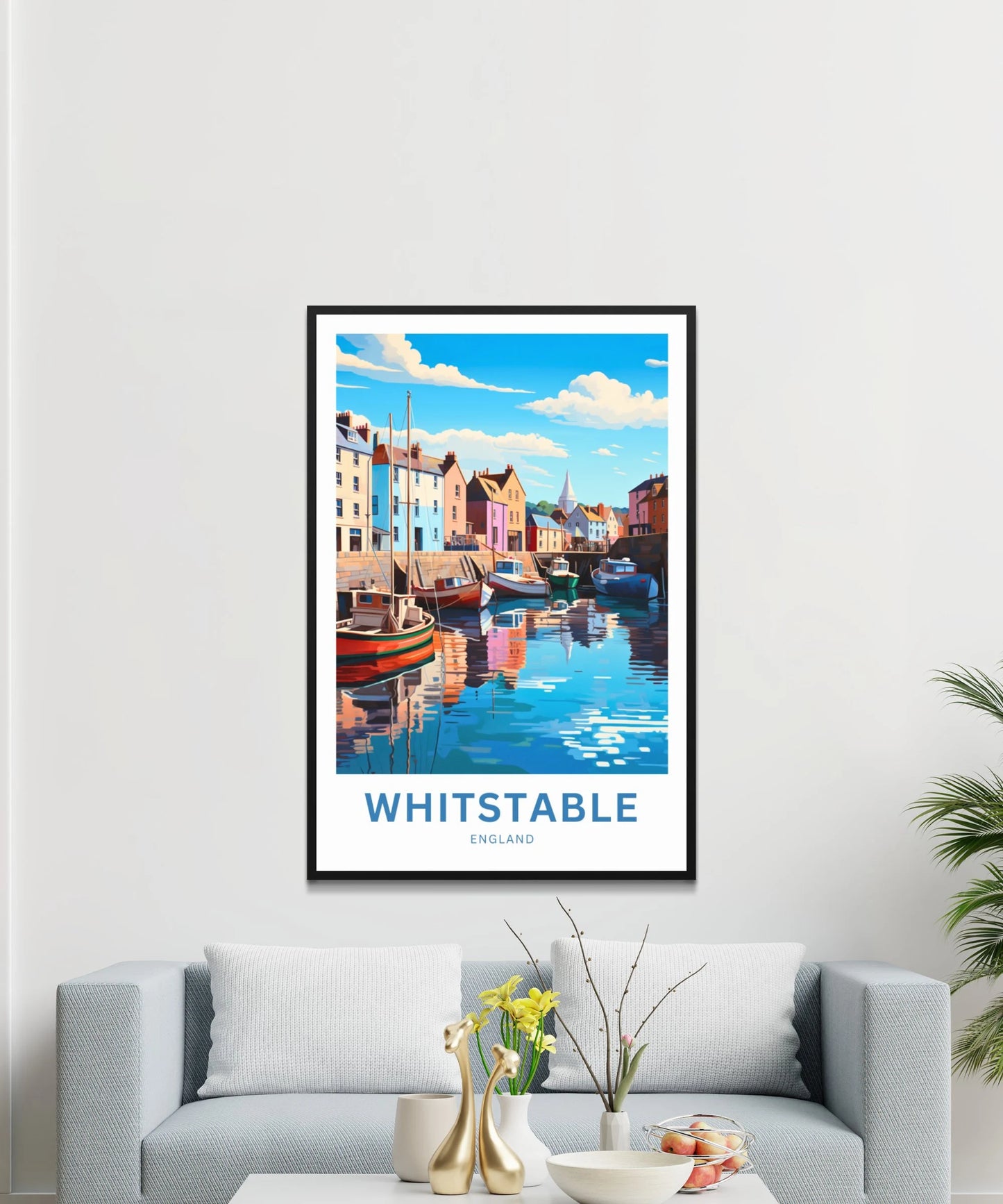 Whitstable Travel Poster