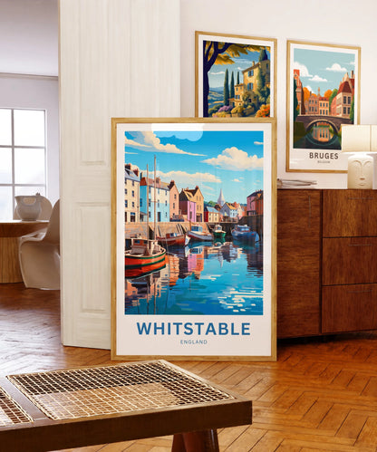 Whitstable Travel Poster