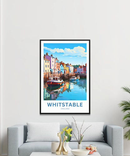 Whitstable Travel Poster