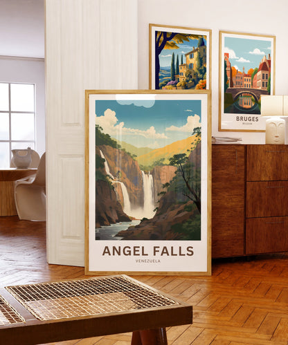 Angel Falls Travel Poster