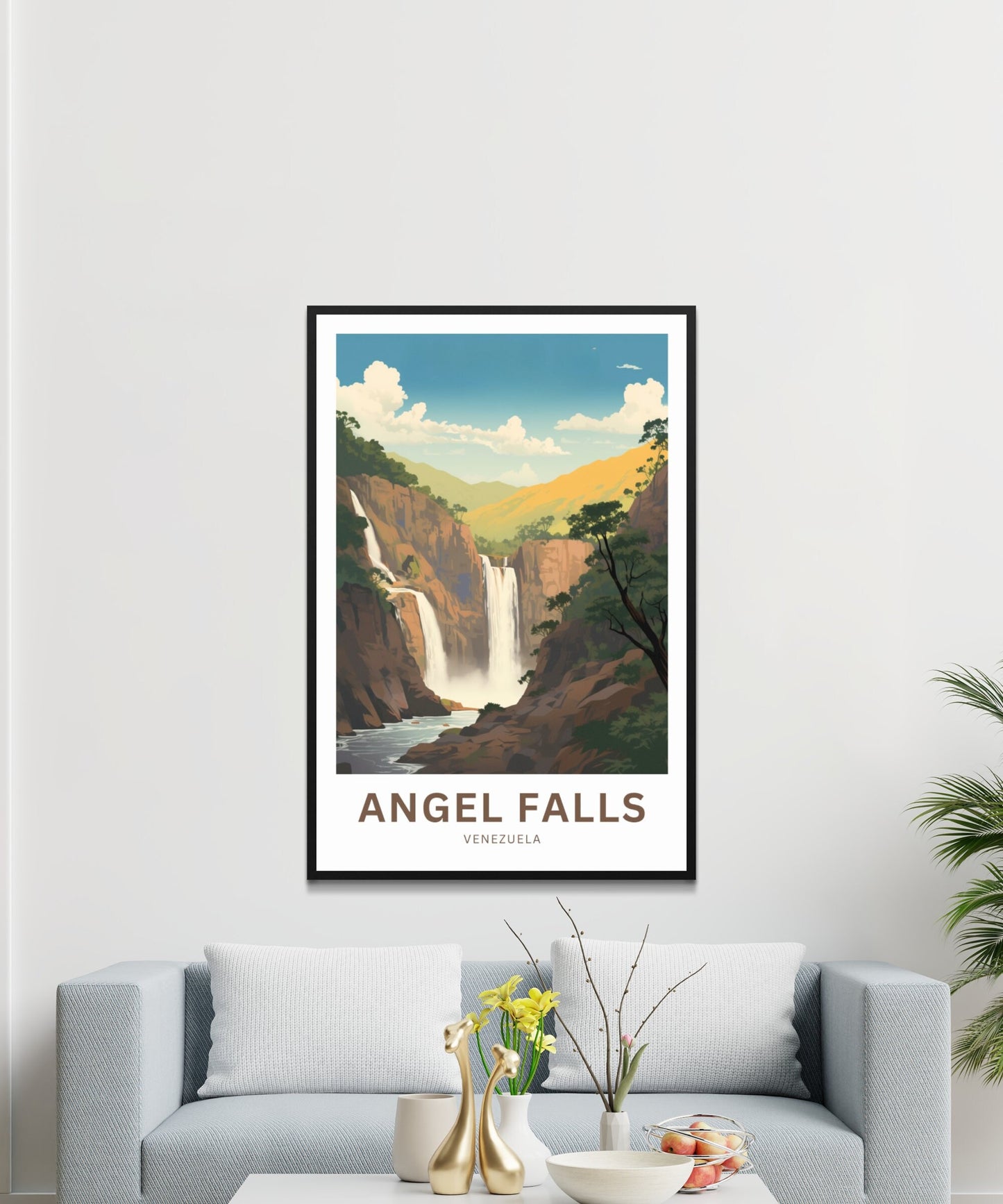 Angel Falls Travel Poster