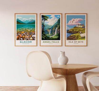 Angel Falls Travel Poster