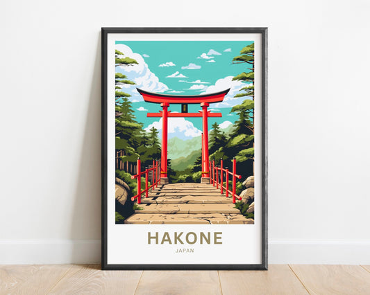 Hakone Travel Poster