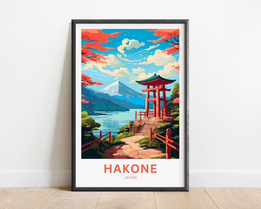 Hakone Travel Poster