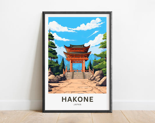 Hakone Travel Poster