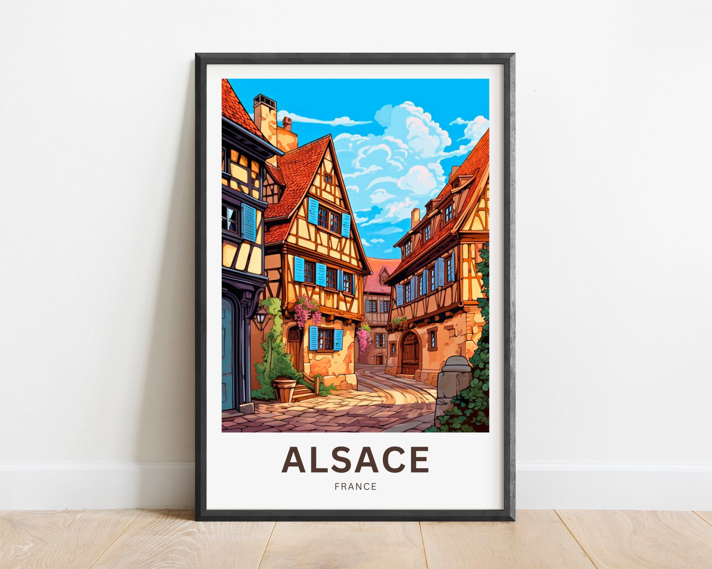 Alsace Travel Poster