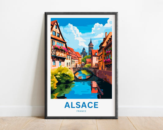 Alsace Travel Poster - River Views