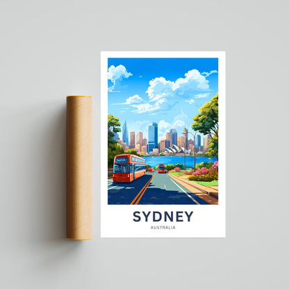 Sydney Travel Poster