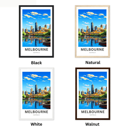 Melbourne Travel Poster