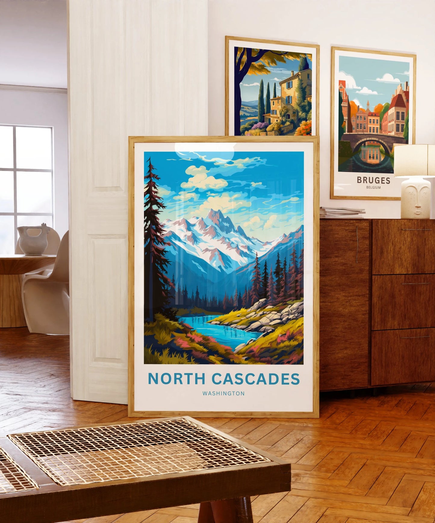 North Cascades Travel Poster