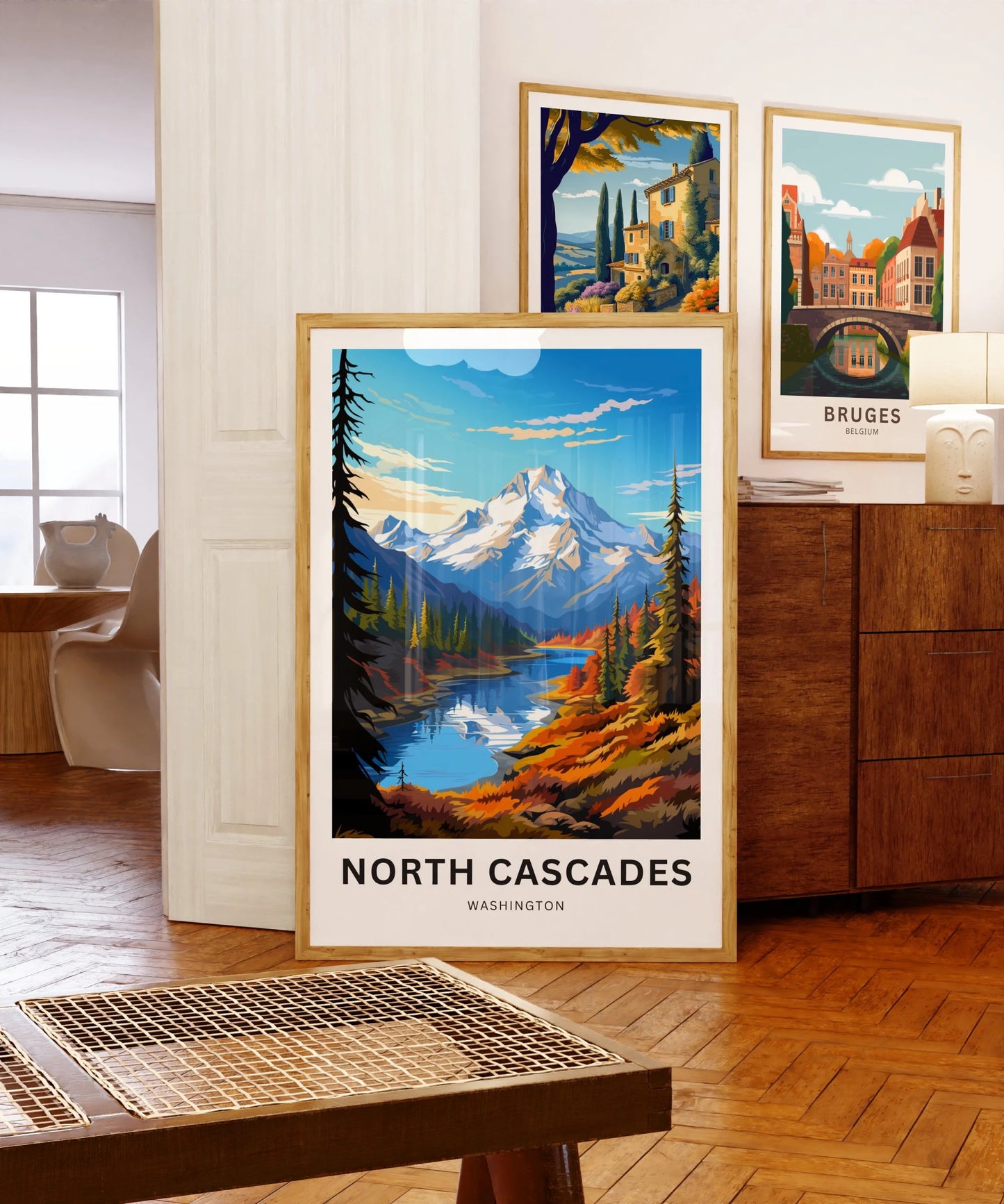 North Cascades Travel Poster