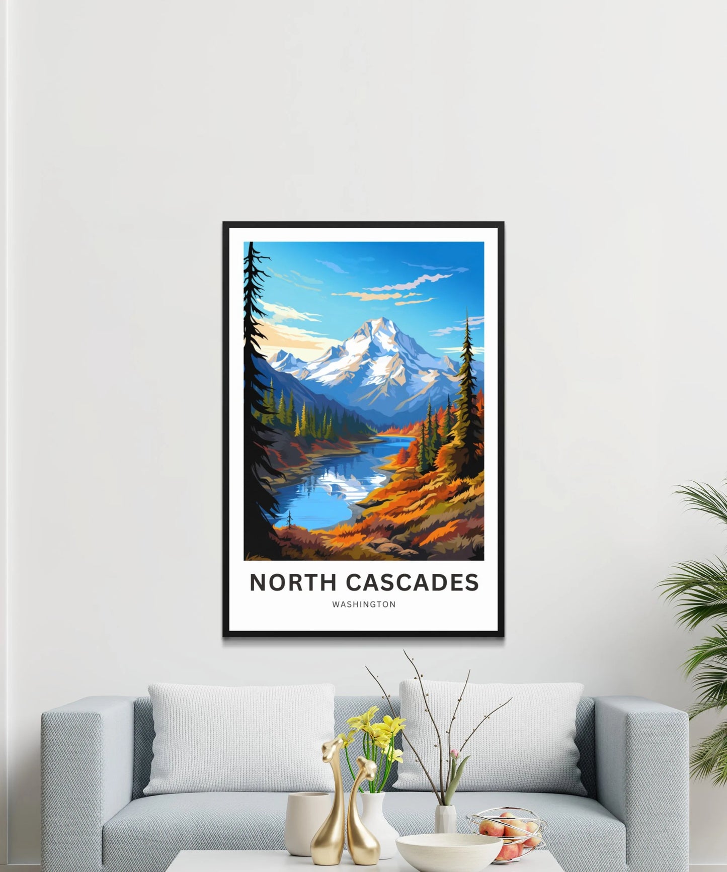 North Cascades Travel Poster