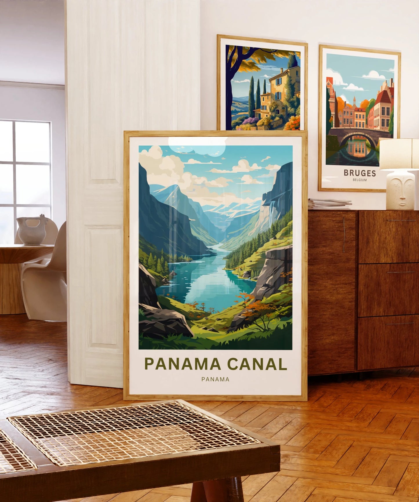 Panama Canal Travel Poster