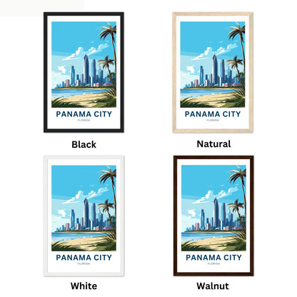 Panama City Travel Poster