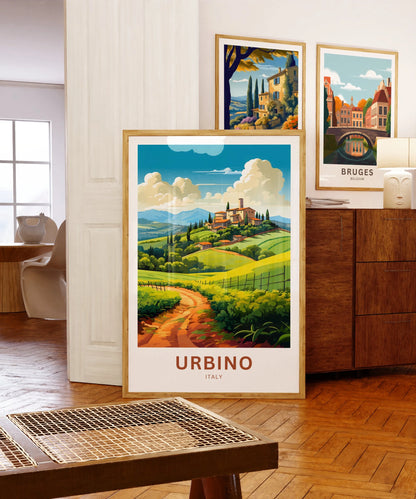 Urbino Travel Poster