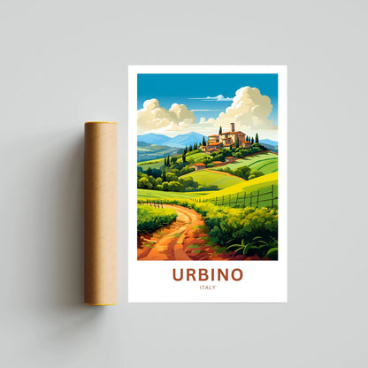 Urbino Travel Poster