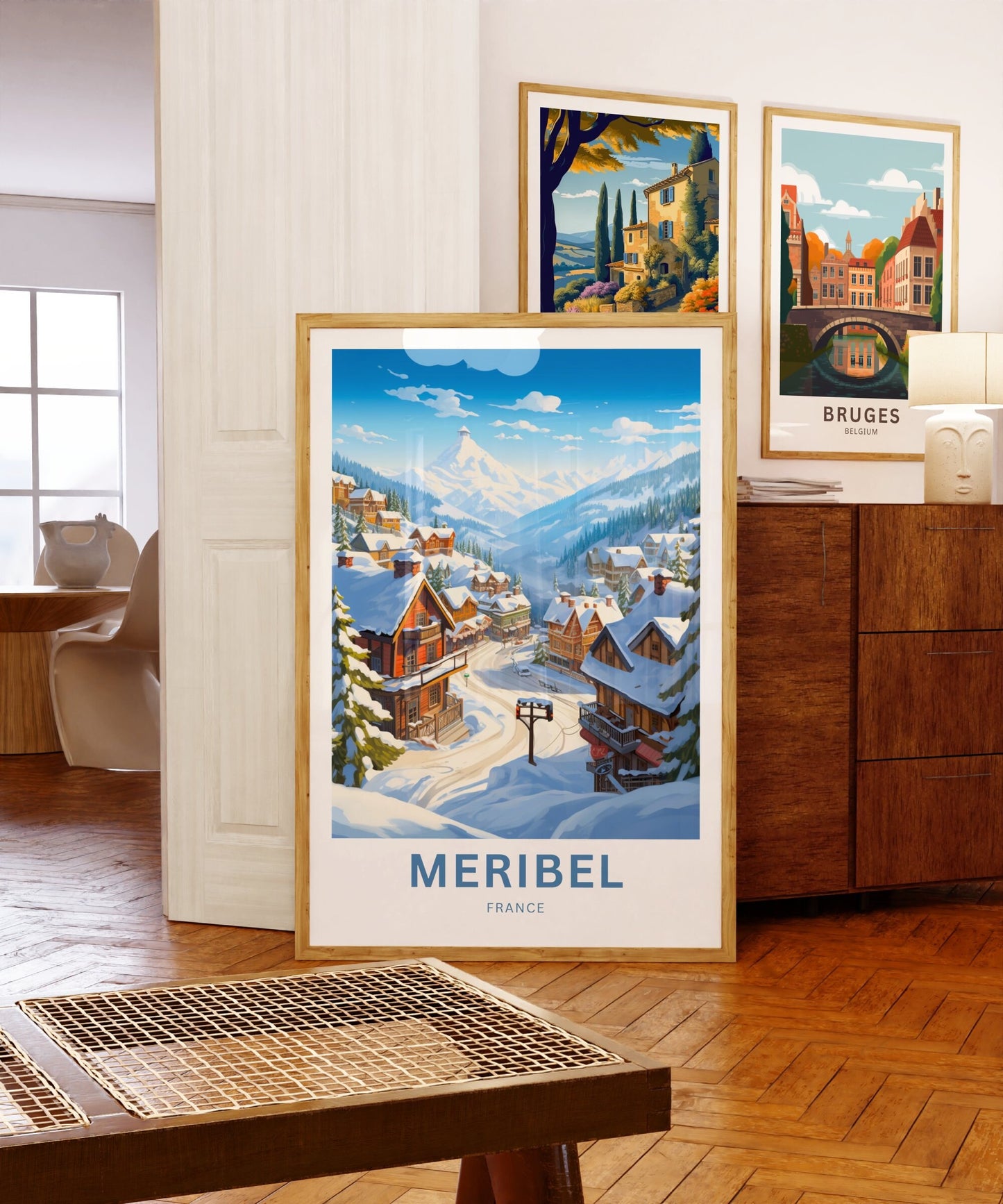Meribel Travel Poster