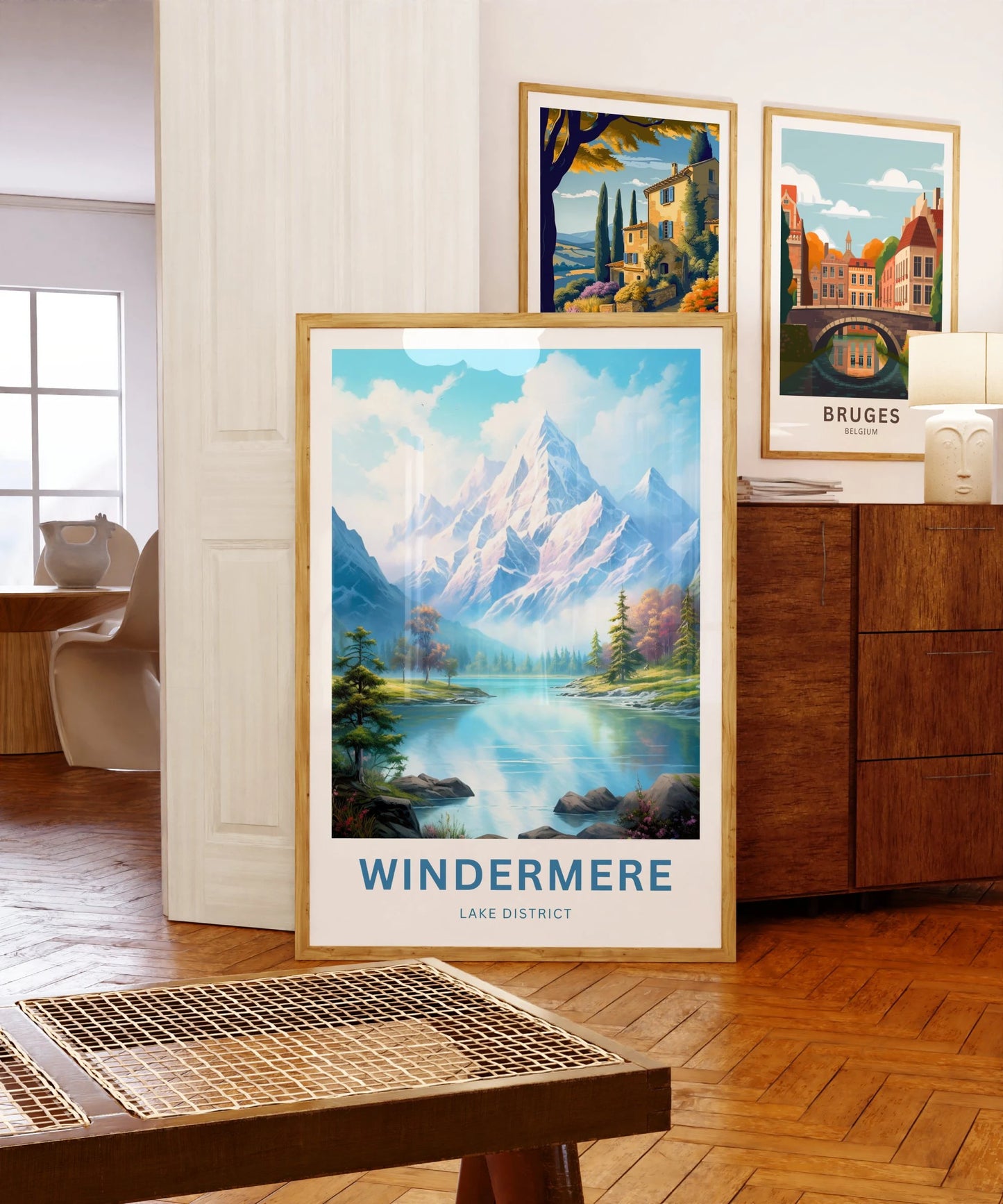 Windermere Lake Travel Poster