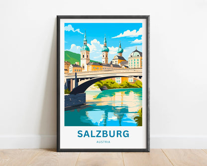 Salzburg Travel Poster