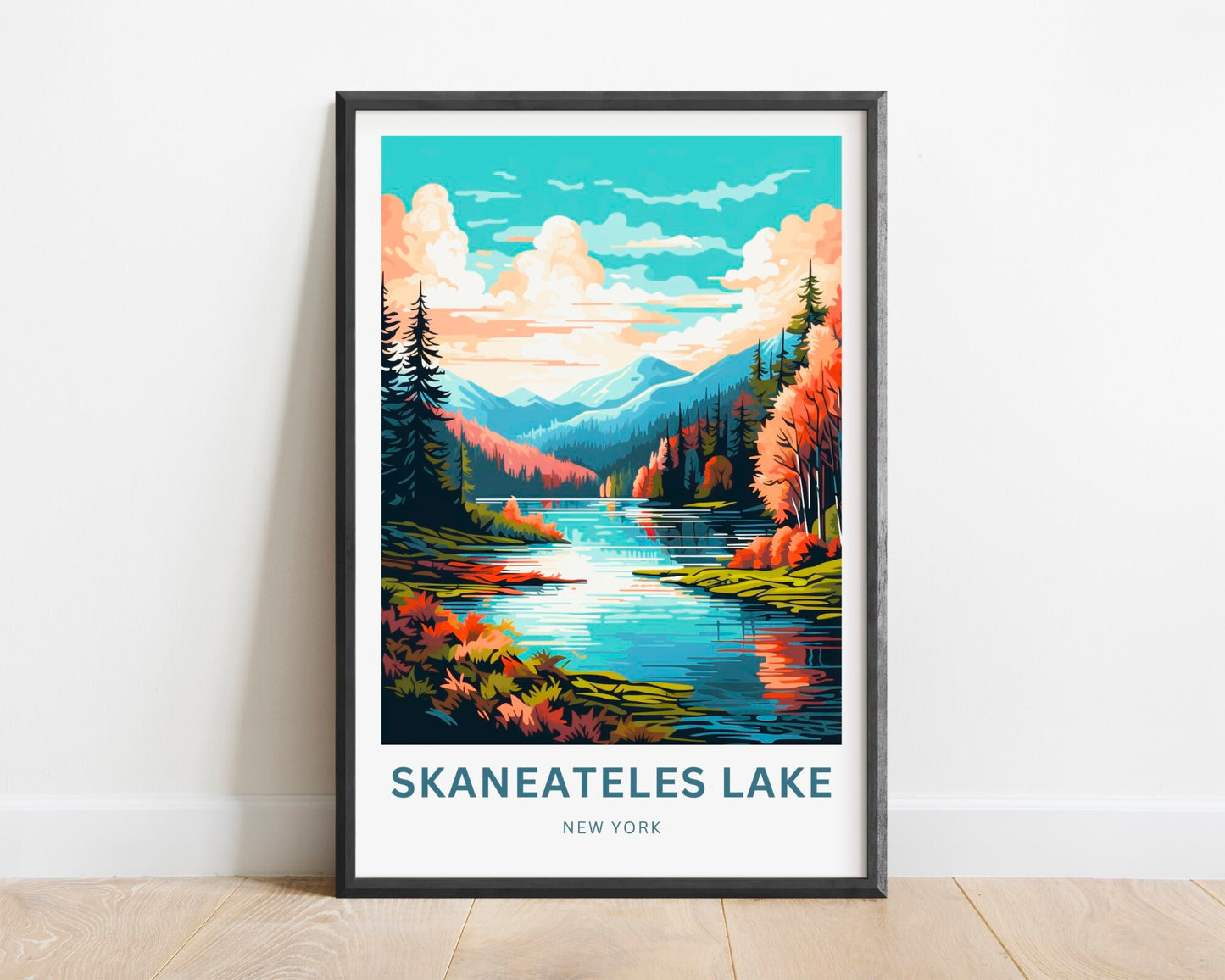 Skaneateles Travel Poster