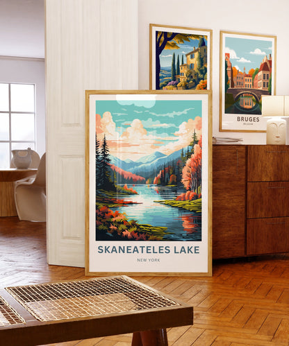 Skaneateles Travel Poster