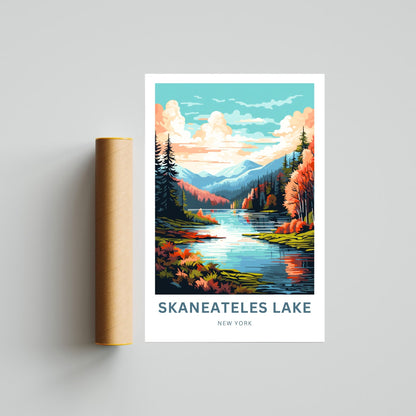 Skaneateles Travel Poster