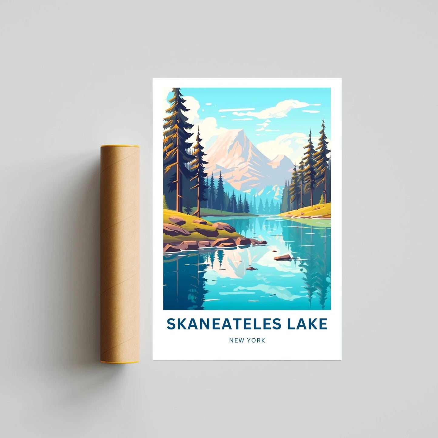 Skaneateles Travel Poster