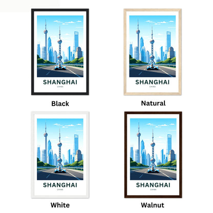 Shanghai Travel Poster