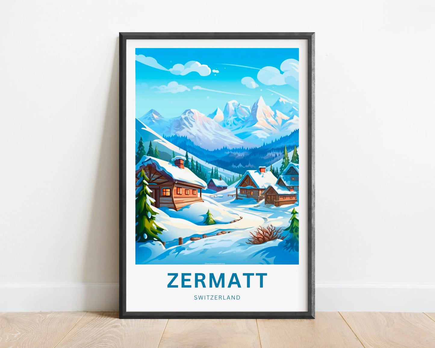 Zermatt Travel Poster