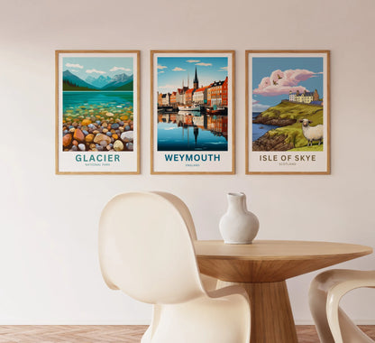 Weymouth Travel Poster