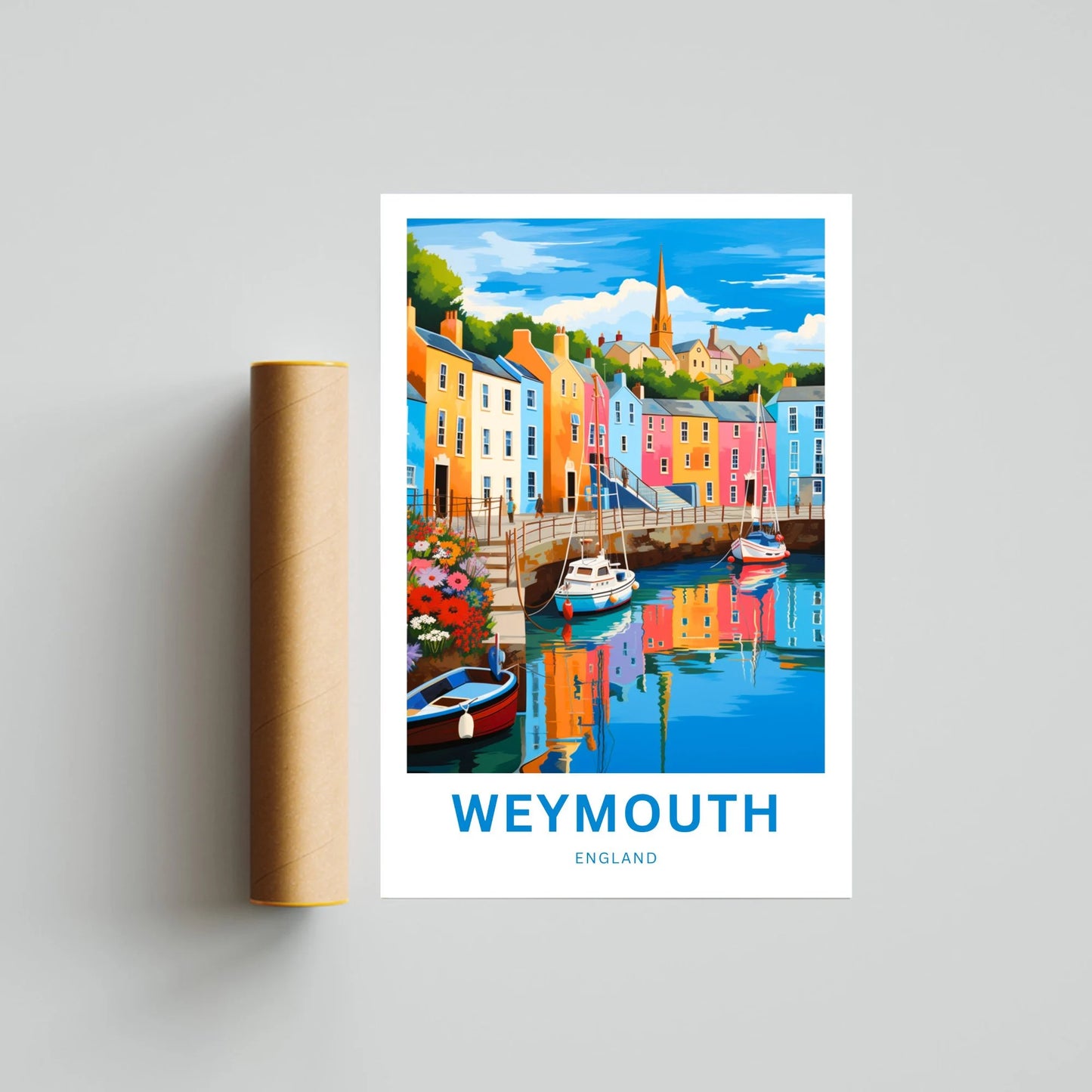 Weymouth Travel Poster