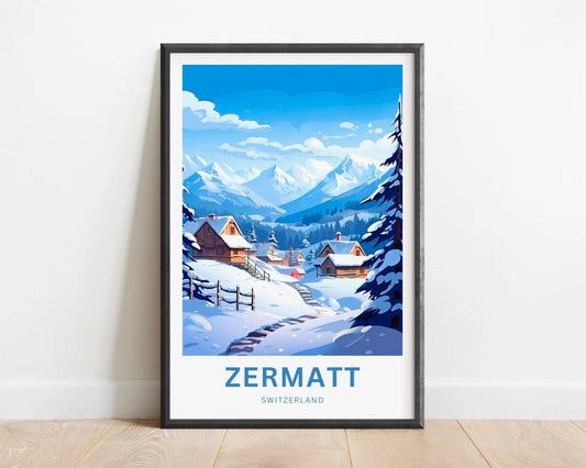 Zermatt Travel Poster