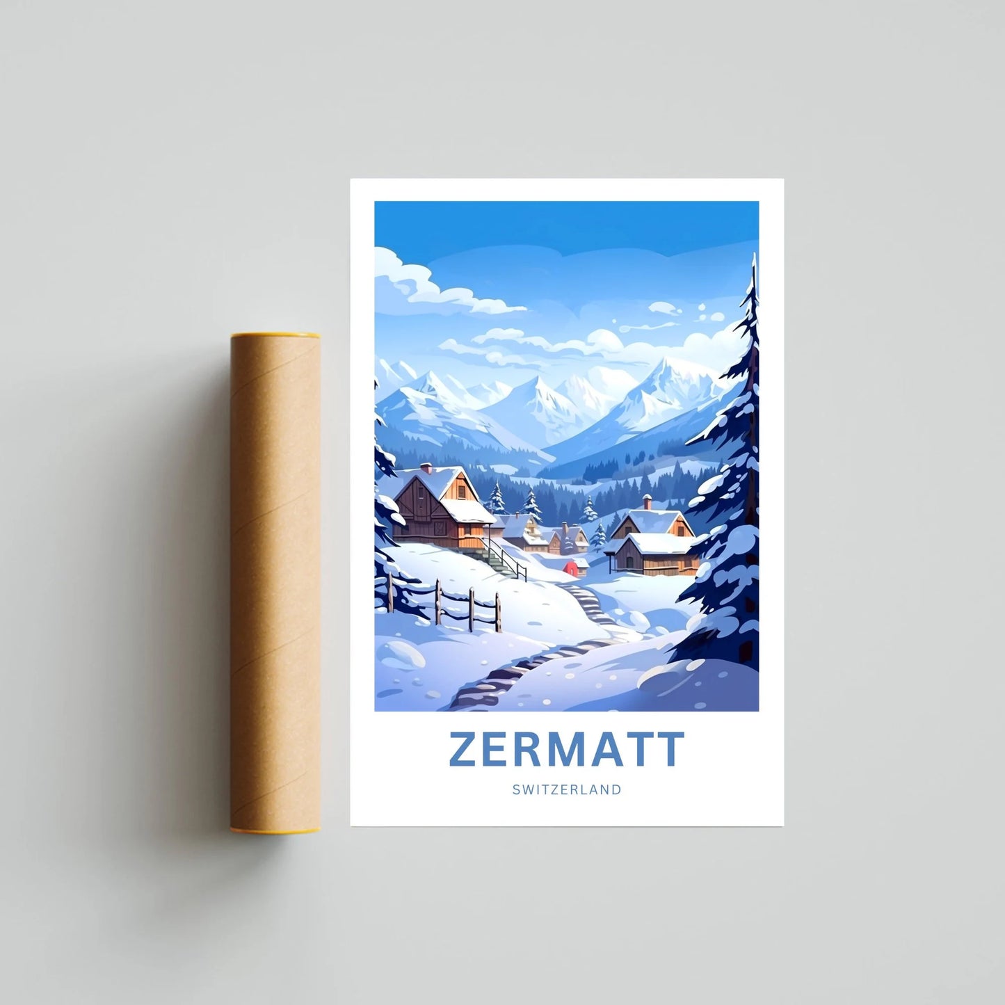 Zermatt Travel Poster