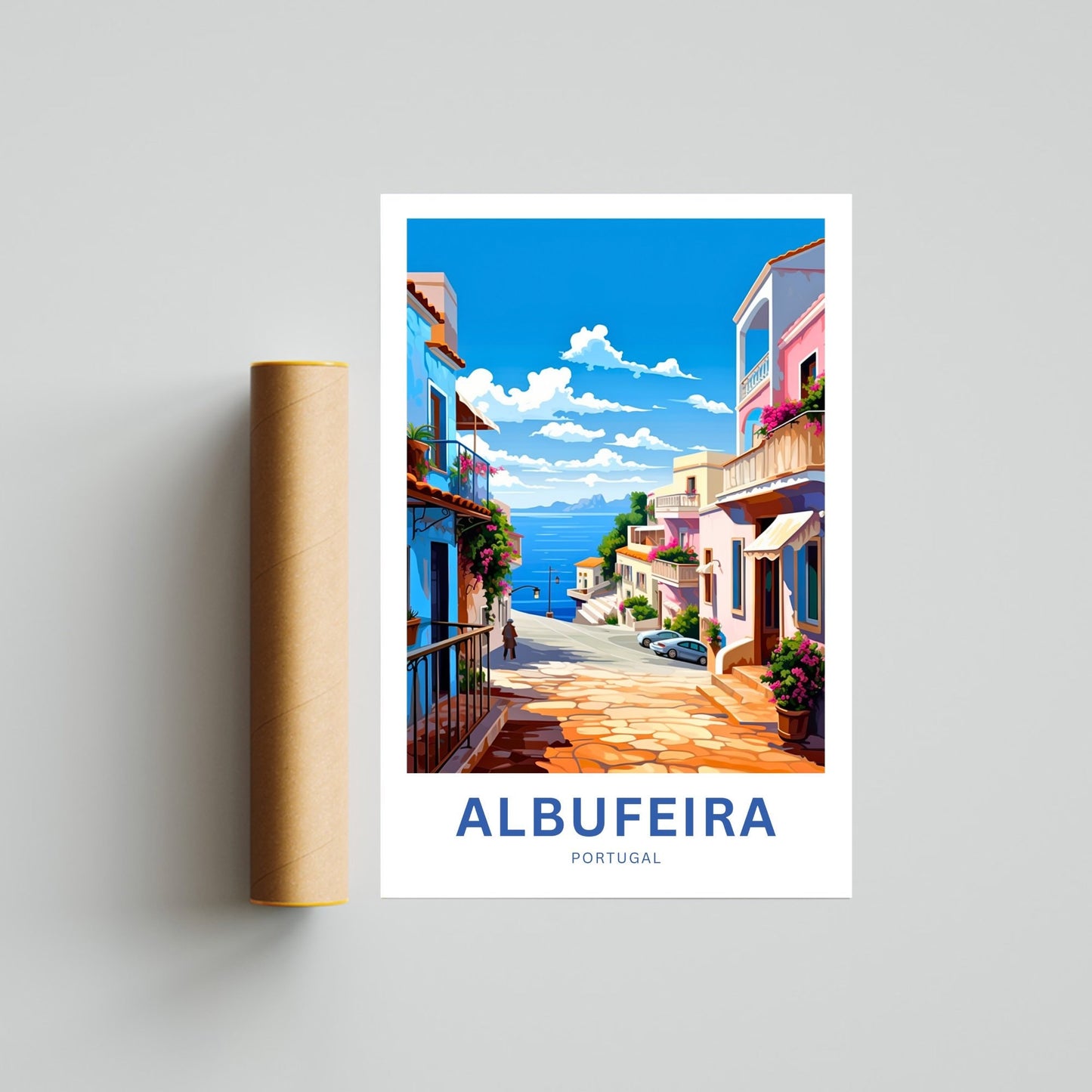 Albufeira Travel Poster