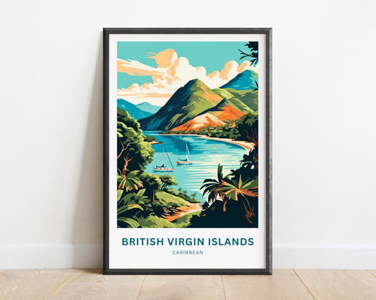 British Virgin Islands Travel Poster