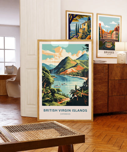 British Virgin Islands Travel Poster