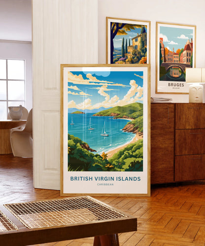 British Virgin Islands Travel Poster