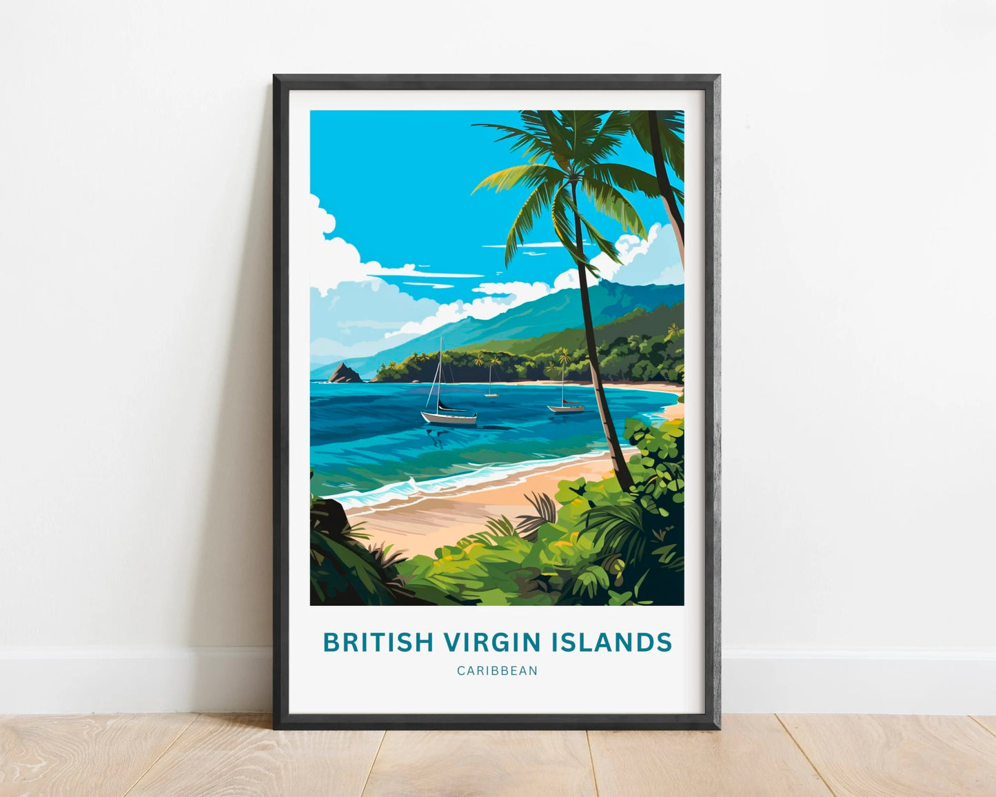 British Virgin Islands Travel Poster