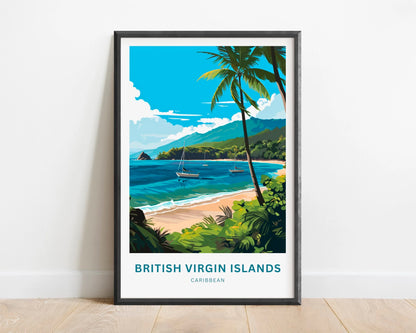 British Virgin Islands Travel Poster