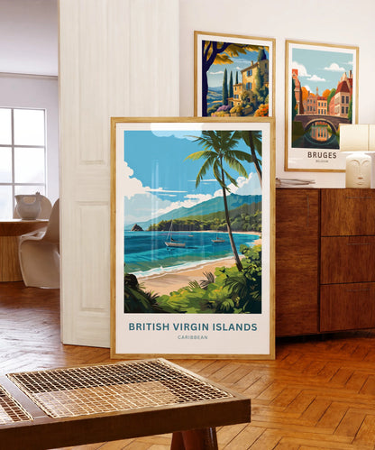 British Virgin Islands Travel Poster