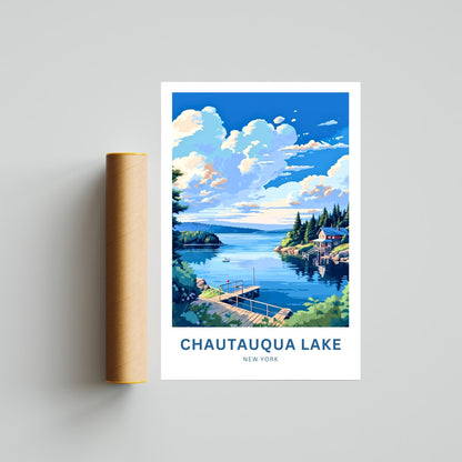 Chautauqua Lake Travel Poster