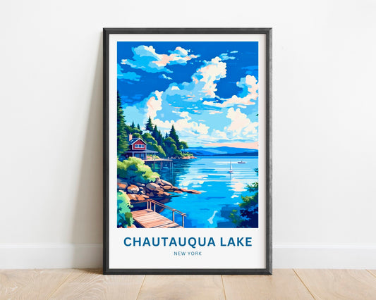 Chautauqua Lake Travel Poster