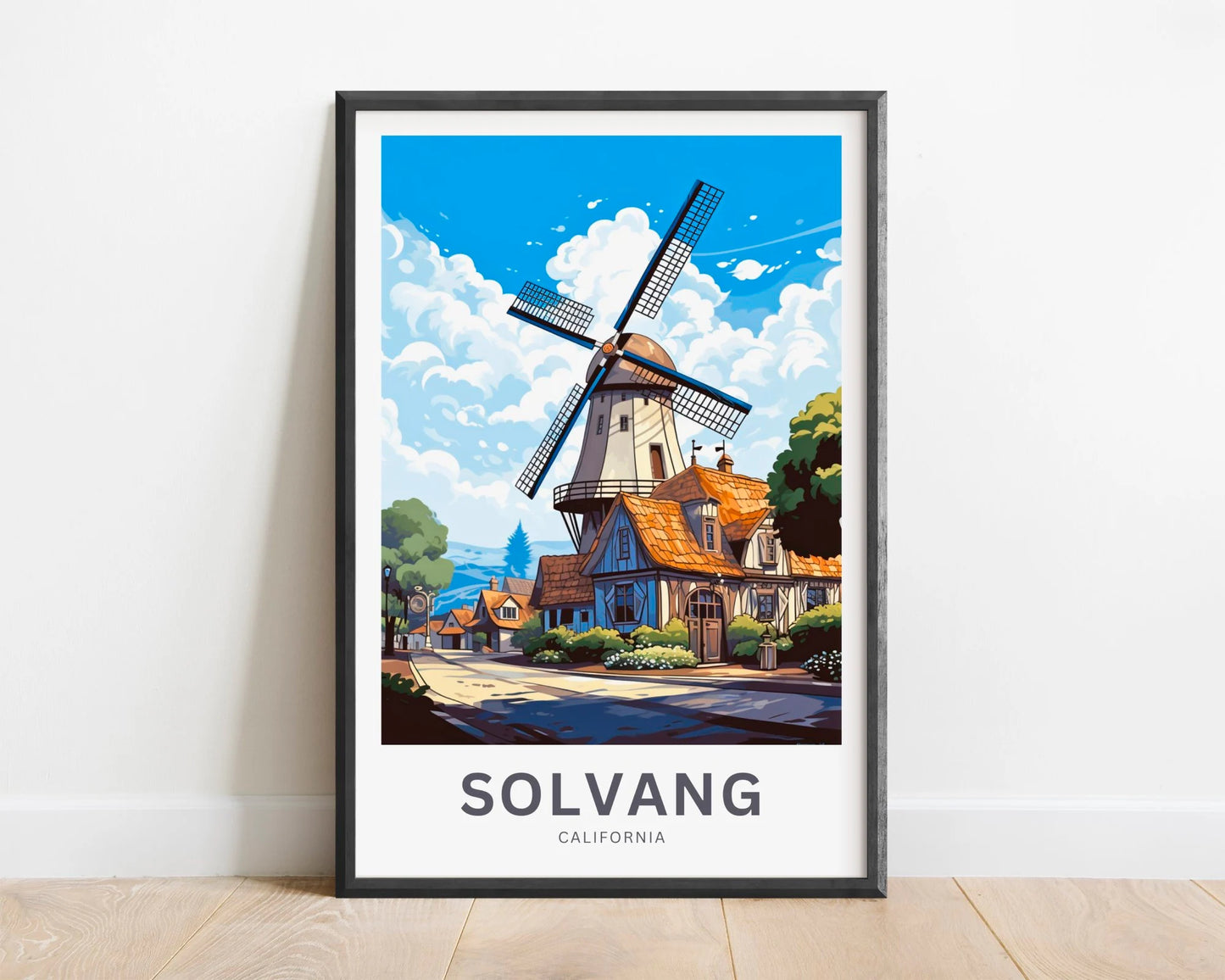 Solvang Travel Poster