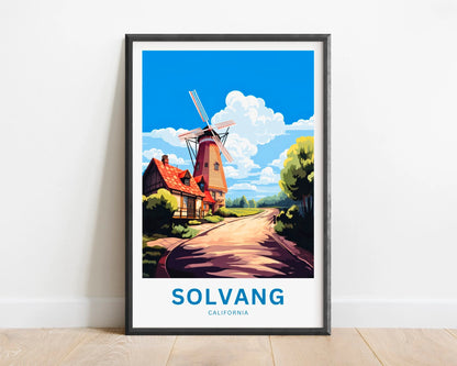 Solvang Travel Poster