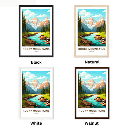 Rocky Mountain Travel Poster