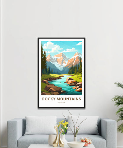 Rocky Mountain Travel Poster